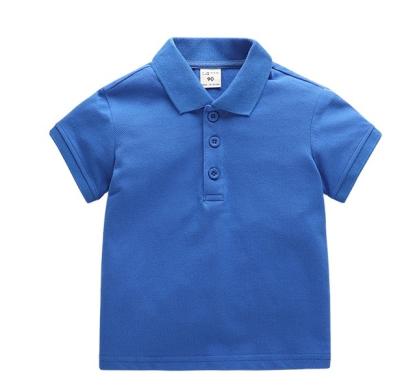 China Boys Uniform Anti-Shrink School Uniform T-Shirts Simple Children's Polo Shirt for sale