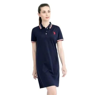 China Anti-wrinkle OEM Sports Lady Polo Golf Table Tennis Badminton Sport Wear Dress for sale