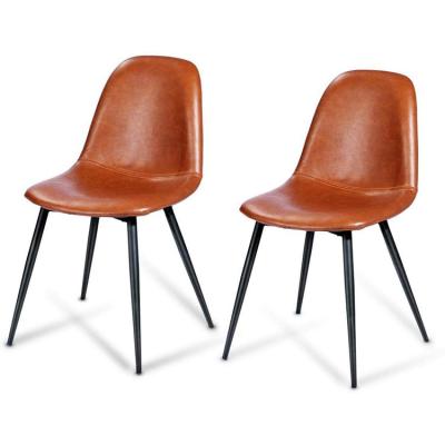 China Other popular modern leather dining chairs for home for sale