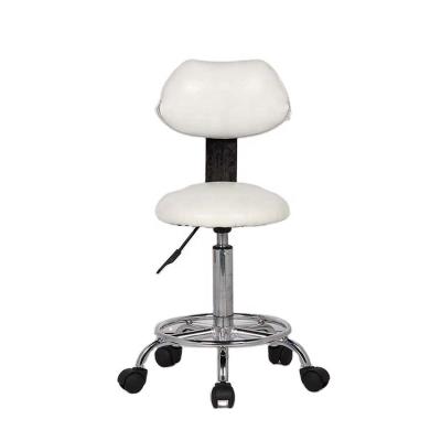 China Caressoft Medical Cushion And Drafting Eco-Friendly Doctor Chair With Back White Beige for sale