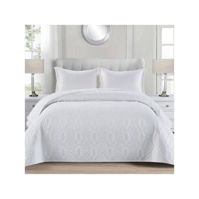 China Soft Quilted Anti-dust Hypoallergenic Bed Hotel Waterproof Cotton Quilted Home Set for sale