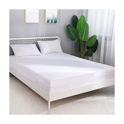 China 100% polyester waterproof warm white insect zipper bed shopee encasement mattress cover for sale