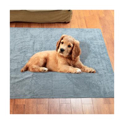 China Factory Outlet Customizable Customizable Top Overslip Coral Fleece Pet Mat Waterproof Moisture Proof for sale