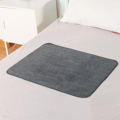 China Wholesale Viable Customizable Superior Non-slip Waterproof Moisture Proof Coral Fleece Coral Fleece Pet Mat for sale