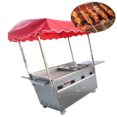 China Street Food Kiosk Cart / Food Van / Hot Dog Cart For Sale Fast Food LPG Gas Heating Source for sale