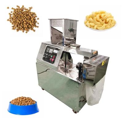 China Factory Snack Bar Twin Screw Corn Puff Snack Extruder Machine 5.5kw for sale