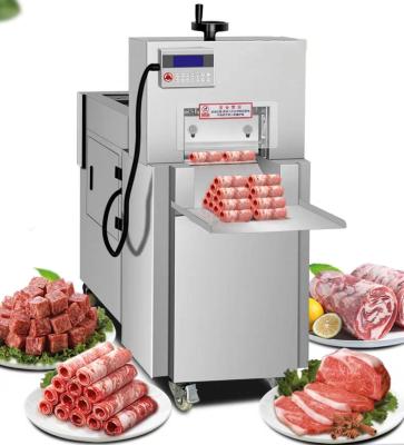 China Global Rolls Mutton Beef Frozen Meat Processing Machine / Meat Cutting Machine for sale