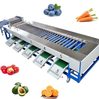 China Fruit Weight Selecting Fruit Vegetable Processing Machine For Grading Sorting Fruit for sale