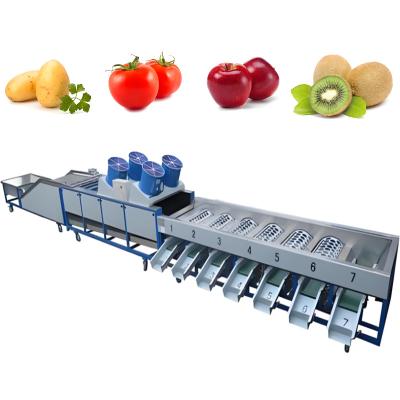 China Automatic Production Fruit And Vegetable Washer Machine Convenient Operation for sale