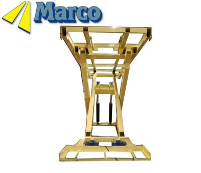 China Customized Heavy Duty Stationary Vertical Hydraulic Scissor Lift Driven Table Without Frame for sale