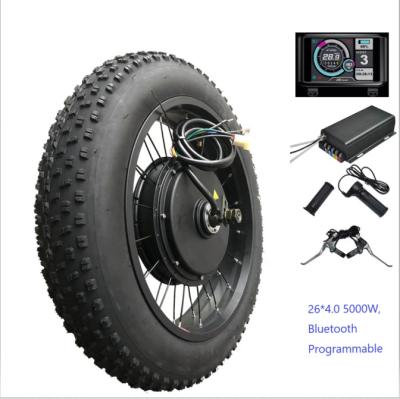 China Factory price 90km/h high speed electric bike kit 5000W super hub motor electric bike kit 5000w DIY for sale