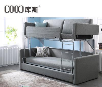 China Multifunctional Folding Tufted Sofa Bed Double Bunk Beds for Kids Living Room and Bedroom Furniture for sale