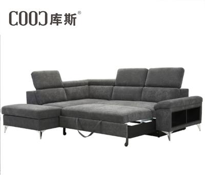 China (Other) Top/Size Quality Adjustable Factory Supplied Modern Living Room Sofa Store Content Corner Fabric Sofa Bed for sale