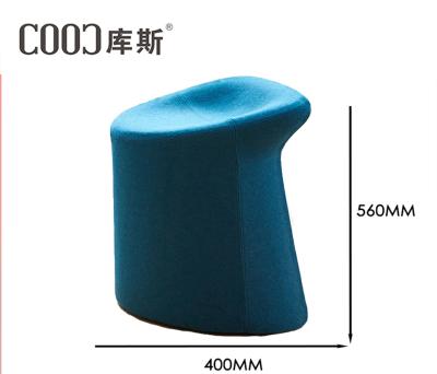 China Factory Supplied Promotion Sectional Upholstered Various Color 5196 Shoe Changing Stool for sale