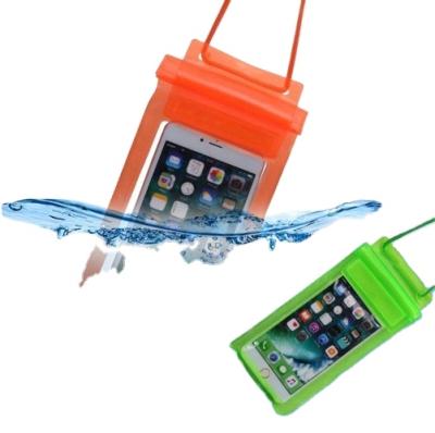 China Waterproof Anti-fall Float Bag Holder Mobile Phone Pocket Outdoor Swimming Dry Pad for sale