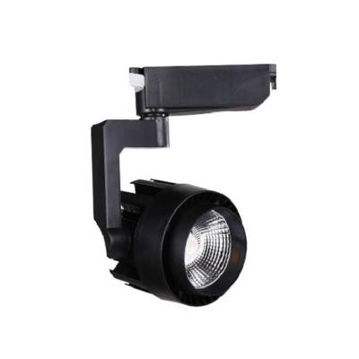 China 20w aluminum 30w white and black cob led track light for sale