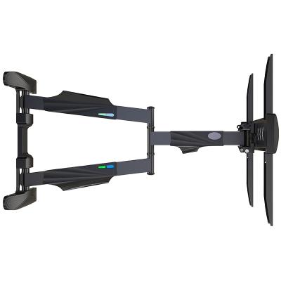 China Dual Arm Swivel TV Wall Mount 180 Degree Monitor Rack 30kg / 66lbs for sale