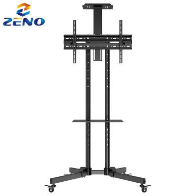 China C1500 Cold Rolled Steel Floor Mount TV Stand TV Stand TV Support Floor Rack for sale