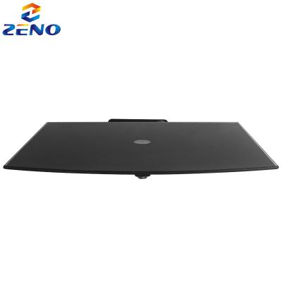 China Glass Dvd Games Racks Box Bracket Tempered Glass Set Top Box TV Dvd Rack Mount Installed Best Selling Wall Bracket for sale