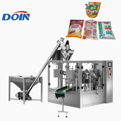 China Food Doin Coffee Powder Automatic Premade Pouch Filling Sealer Machine with Auger Powder Filling Machines for sale