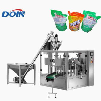 China Plastic Food Doin Premade Bag Pouch Packing Pet Food Machine Pack Dry Fruit Automatic Doypack Filling Packing Machines for sale