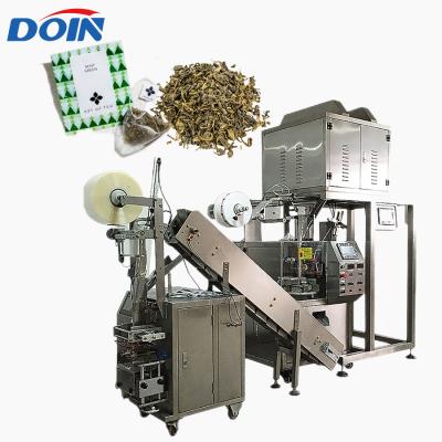 중국 High Production Efficiency Doin Ultrasonic Sealing Cutting Full Automatic Pyramid Tea Bag Packing Machine 판매용