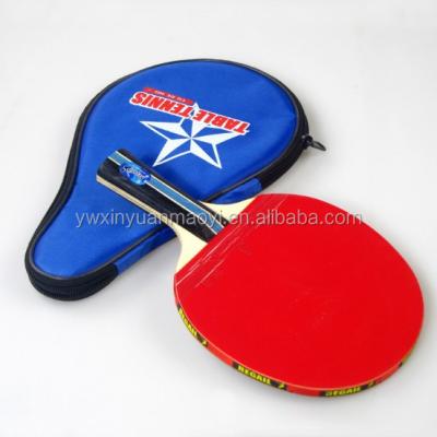 China One piece +Rubber ping pong wooden paddle/wooden ping pong racket bat set of rackets/ping pong knobs for sale