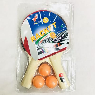 China Hot Selling Poplar Wood Good Quality Customized Table Tennis Rubber Wood Ping Pong Paddle /Poplar Table Tennis Racket Set With Net Wholesale for sale