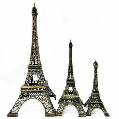 China Hot Selling Europe Decoration Europe Craft Gifts Creative Home Souvenir Metal Eiffel Tower for sale