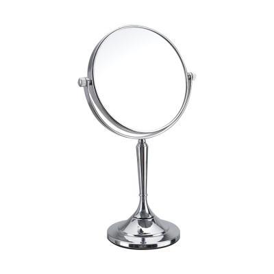 China Popular Seven-inch Magnifying Vanity Top Free Standing Round Table Makeup Mirror for sale