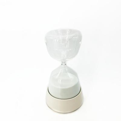 China Art Decor New Products White 1 Hour Hourglass Sand Glass Timer for sale