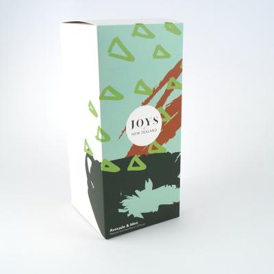 China Recycled Materials Art Paper Printing Packing Boxes For Cosmetic With E Flute Paper Insert Fold Able Paper Boxes for sale