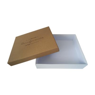 China Recyclable Recycled High Quality Rigid Material Gift Paper Boxes Kraft Paper Boxes for sale