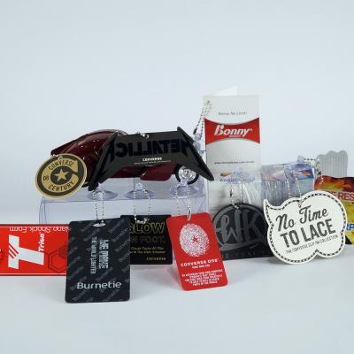 China shoes & Custom Clothing Cardboard Packaging Paper Hang Tags For Shipping Clothing for sale