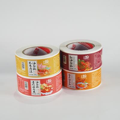 China Custom Roll Self Adhesive Barcode Sticker Recyclable Cheap Oil Printing Waterproof Label for sale