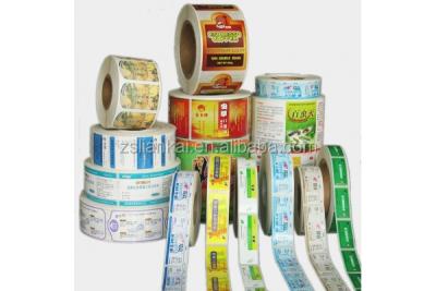 China Waterproof Cheap Printing Custom Vinyl Label And Sticker Roll Binding for sale