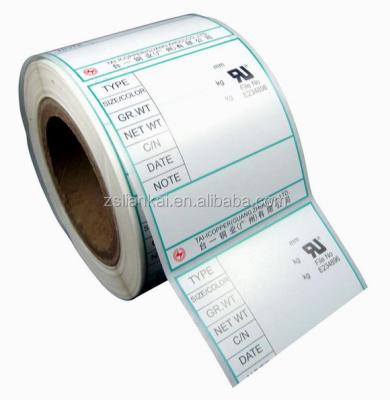 China Barcode Printing Sticker Label Make Label Custom Sticker Adhesive Sticker Roll or Sheet , Adhesive Sticker Barcode Paper Accept for sale