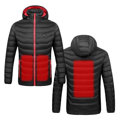 China Men's Safety Rechargeable Battery Infrared Smart Passionate Winter Warm Coat Anti-Shrink for sale