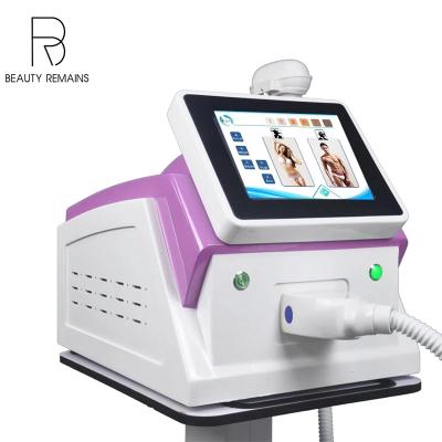 China Newestportable beauty device lip hair removal diode laser hair removal hair removal equipment for sale