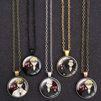 China Vintage 35 New Designs Anime Necklace Tokyo Avengers Pendant Necklace Sweater Neck Chain In Stock for sale