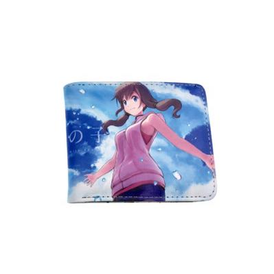 China New Waterproof Japanese Anime Purse Disaggregation With Tenki No Ko You Cosplay PU Wallet for sale