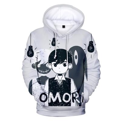 China New 5 XXS-4XL Designs 3D Game Omori Pullover Hoodie Sweatershirt Role Viable Full Printing Cosplay Custome for sale