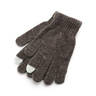 China Warm Soft Winter Knit Gloves Hiking Screen Touch Knitting Gloves Cycling Outdoor Knitted Gloves OEM for sale