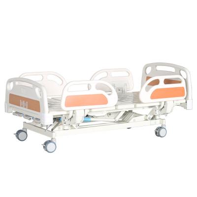 China Hosptial Or Home Nursing Bed 3 Hospital Equipment Triple Function Crank Manual Medical Bed for sale