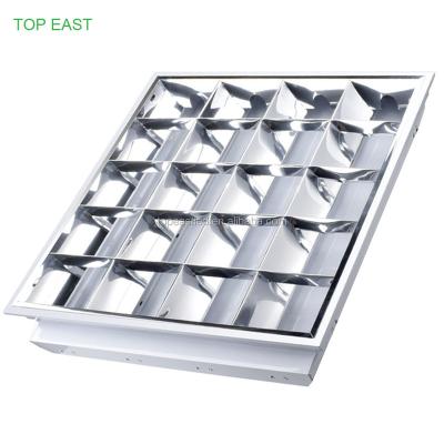 China Desktop 2x2 4x2 V Shape Led Grille Canopy Light For Office, Hospital, Supermarket Lighting With Ballast for sale