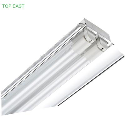 China led tube light double tube light bracket 2*18w with led tube light flouscent for desk lighting for sale