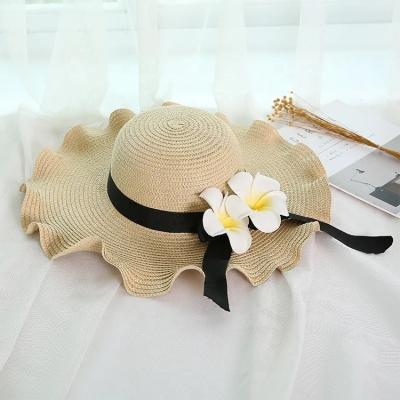 China Wholesale dobby wide brim beach lady straw hat china for sale