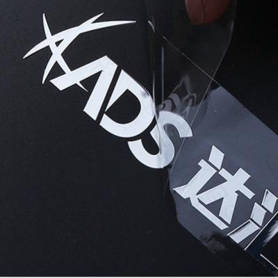 China Free Sample Waterproof Transfer Stickers Transfer Logo Sticker Customized Nickel Brand Stickers for sale