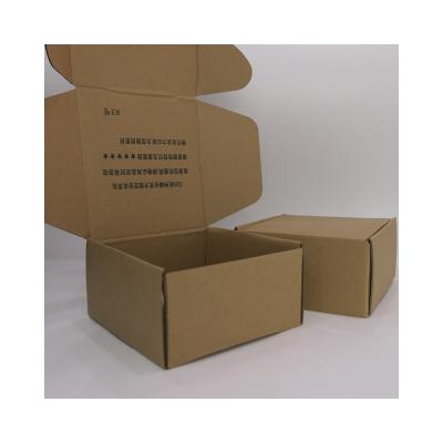 China New Recyclable Skin Care Listing Recyclable Shipping Sale Large Recycled Paper Packaging Custom Luxury Ad Brown Kraft Corrugated Box for sale