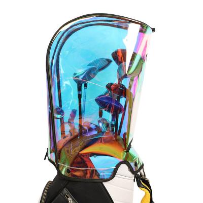 China Protect Golf Clubs Colorful Golf Bag Rain Rack Hologram for sale